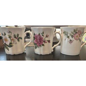 VTG Royal Grafton Fine Bone China Cups & One Queen’s Pink Rose Fine Bone China